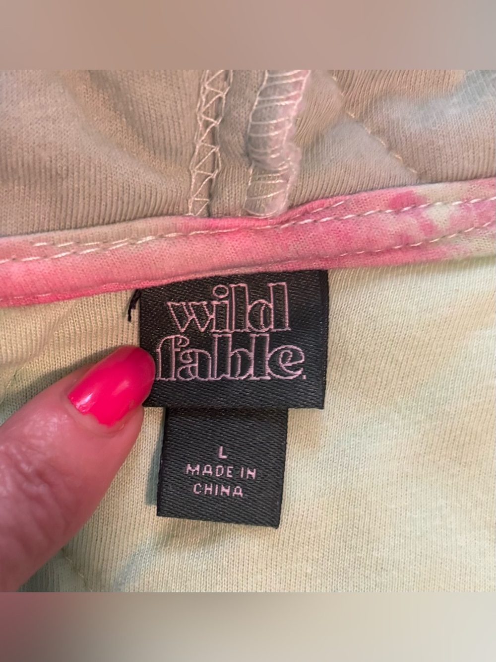 Wild Fable Floral Hooded Zip-Up Quilted Puffer Jacket - Picture 7 of 8